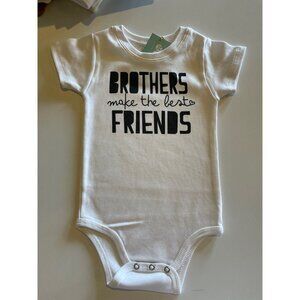 Brothers Best Friends Organic Infant Bodysuit